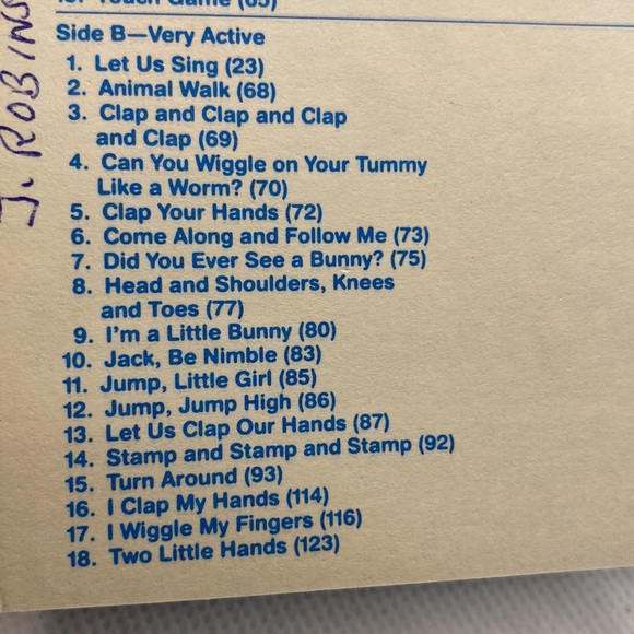 Activity Songs For Young Children Audio Cassette by Alice Painter 1994 Vintage - Picture 7 of 9